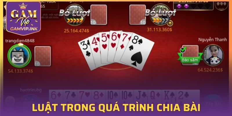 Thực hiện đúng quy định chia bài